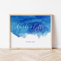 Saphire Tide Wedding Cards und Geschenke-Zeichen