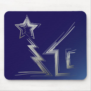 Saphire Weihnachtsnacht Mousepad