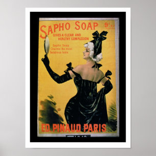 "Sapho Soap - Bietet eine klare und gesunde Komple Poster