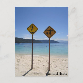 Sapi Island, Borneo Postkarte