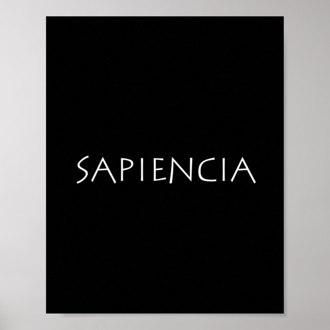 Sapiencia Poster (Vorne)