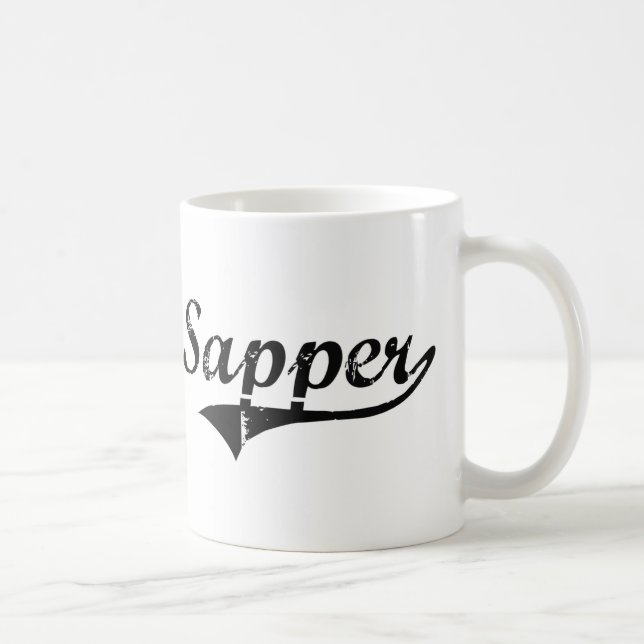 Sapper-beruflicher Job Kaffeetasse (Rechts)
