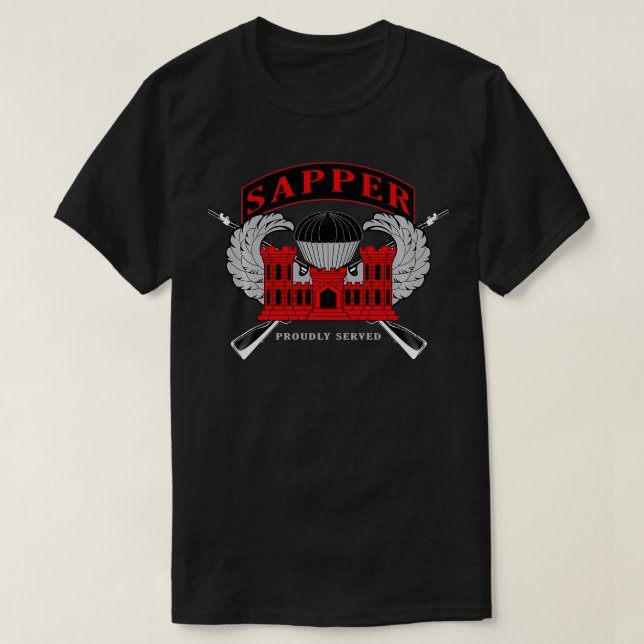 Sapper für Kampftechniker T-Shirt (Design vorne)