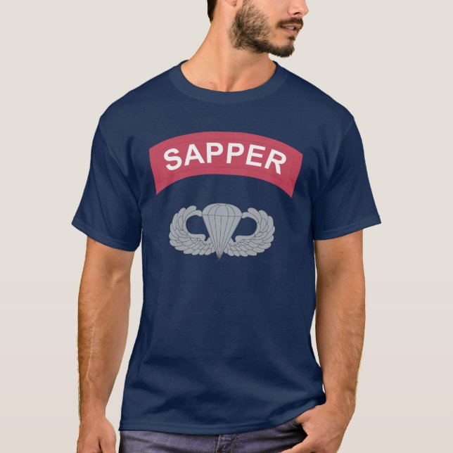 Sapperparachutist-T - Shirts (v1) (Vorderseite)