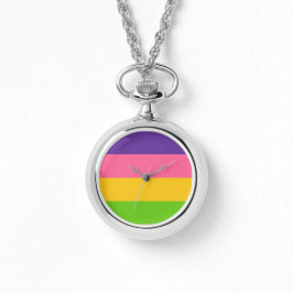 Sapphic Flag (lesbische Liebe) (LGBT) Armbanduhr