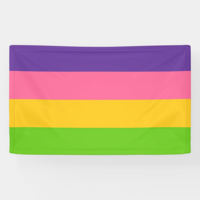 Sapphic Flag (lesbische Liebe) (LGBT) Banner (Horizontal)