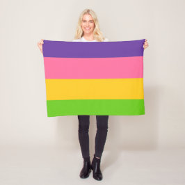 Sapphic Flag (lesbische Liebe) (LGBT) Fleecedecke