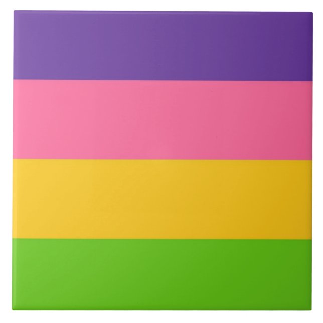 Sapphic Flag (lesbische Liebe) (LGBT) Fliese (Vorderseite)