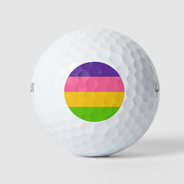 Sapphic Flag (lesbische Liebe) (LGBT) Golfball (Vorderseite)