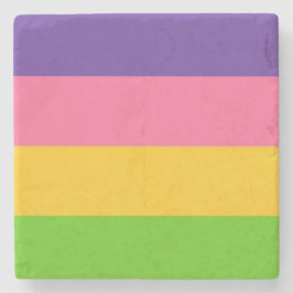 Sapphic Flag (lesbische Liebe) (LGBT) Steinuntersetzer