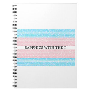 Sapphics mit dem T 3.0 Notebook Notizblock