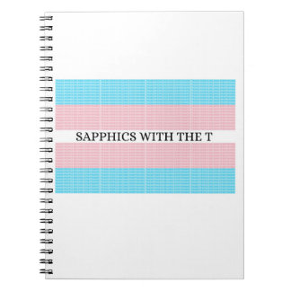 Sapphics mit dem T 4.0 Notizbuch Notizblock