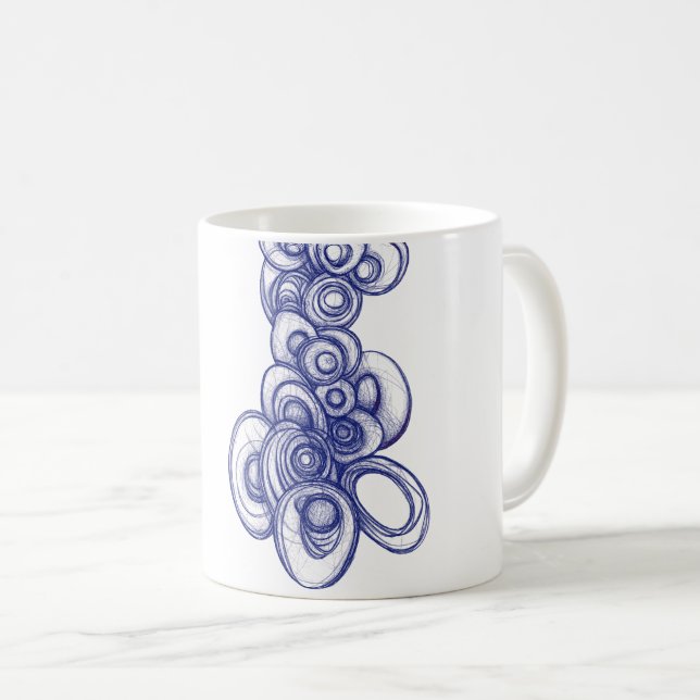 Sapphire Abyss Kaffeetasse (VorderseiteRechts)