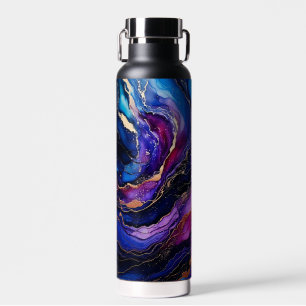 Sapphire Amethyst Alcohol Ink Trinkflasche