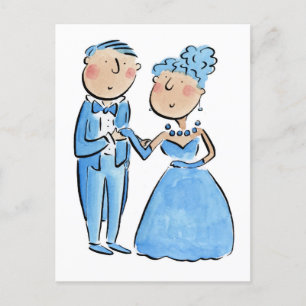 Sapphire Anniversary Postkarte