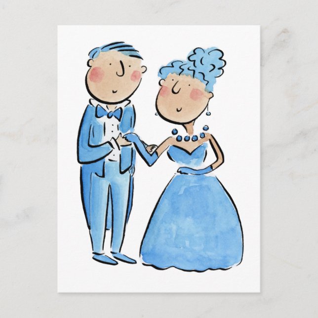 Sapphire Anniversary Postkarte (Vorderseite)