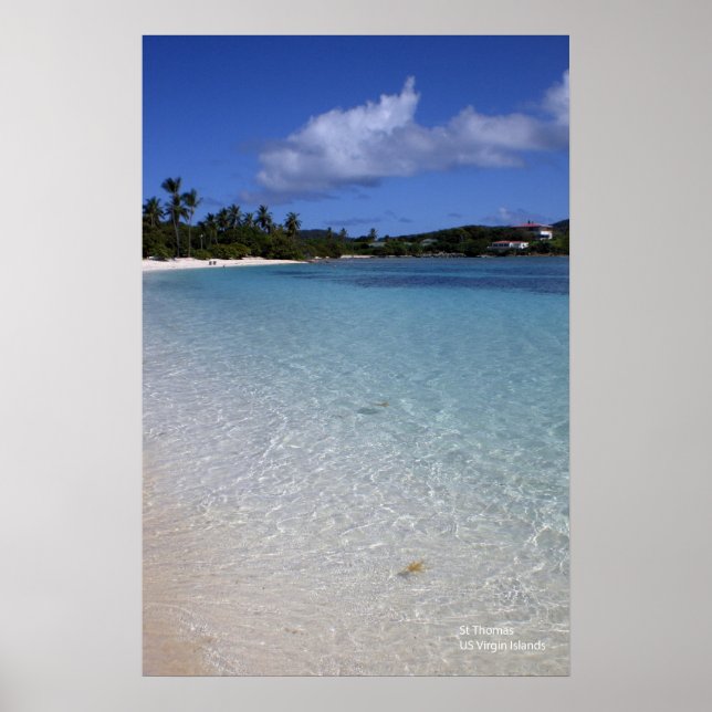 Sapphire Beach, St. Thomas Poster (Vorne)