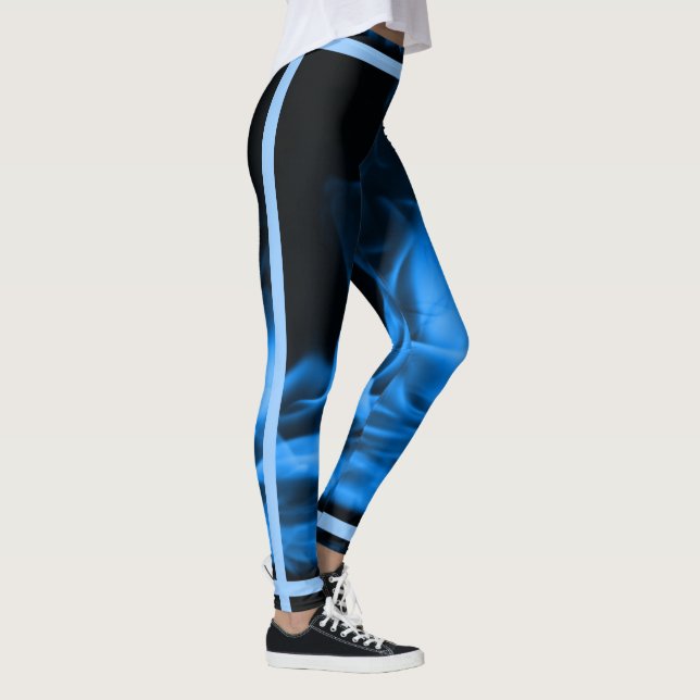 Sapphire Blue Flame Leggings (Rechts)