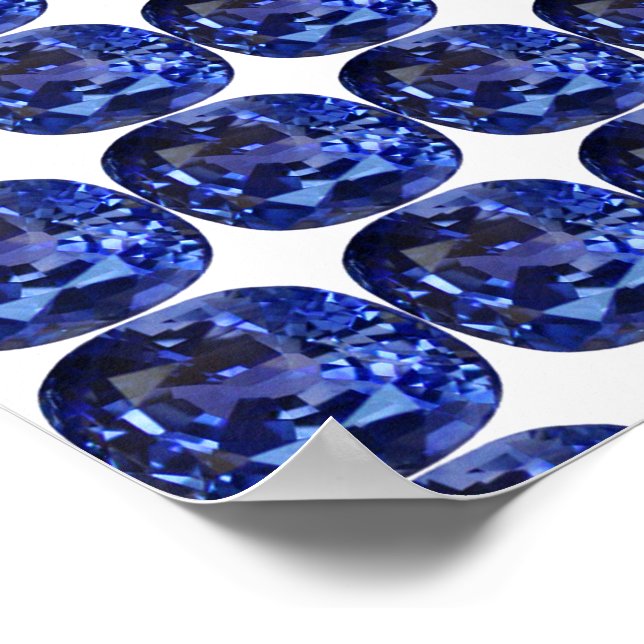 Sapphire Blue Poster (Ecke)