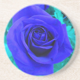 Sapphire Blue Rose Untersetzer