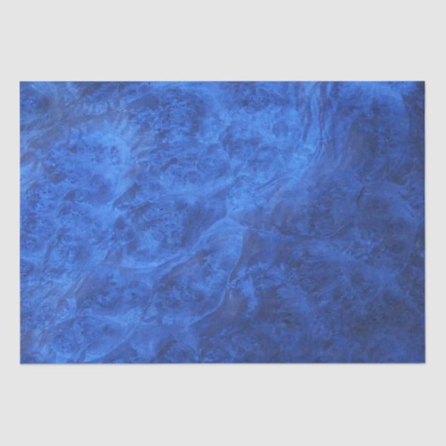 Sapphire Blue Velvet Seidenpapier (Vorderseite)