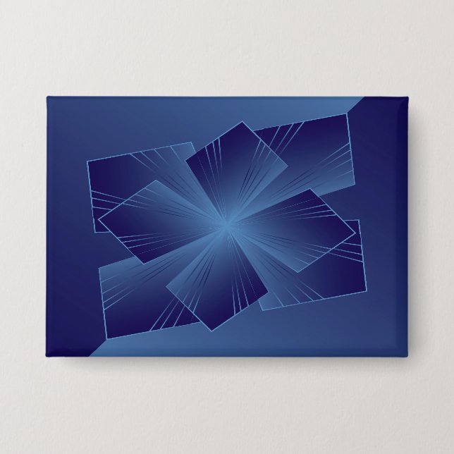 Sapphire Blume Button (Vorderseite)