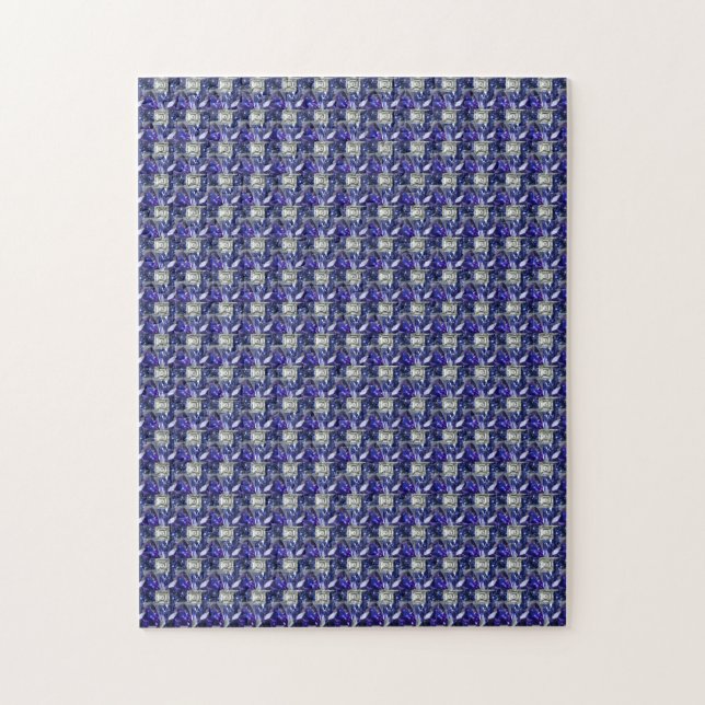 Sapphire Diamond Art, blau Puzzle (Vertikal)