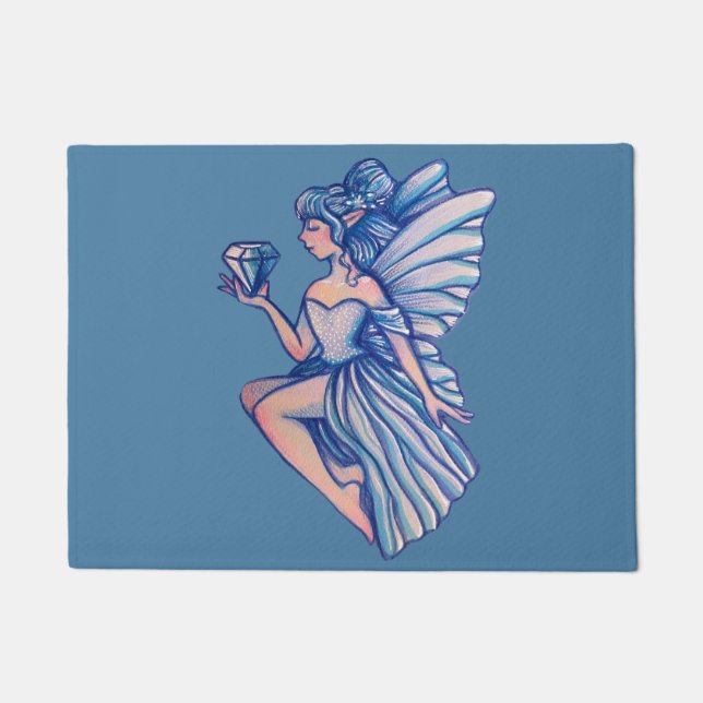 Sapphire Fairy Fußmatte (Vorderseite)