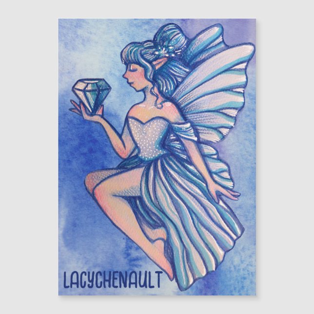 Sapphire Fairy Magneteinladung (Vorderseite)