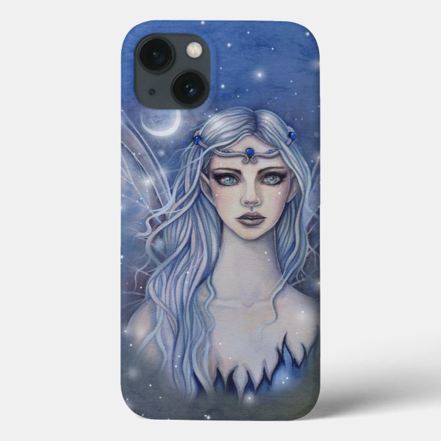 Sapphire Fairy Mystical Fantasy Art Case-Mate iPhone Hülle (Rückseite)