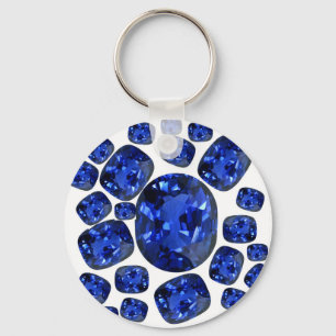 Sapphire Gems Birthstone Geschenke von Sharps Schlüsselanhänger