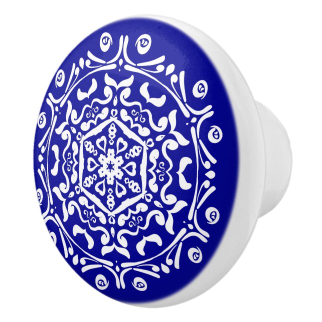 Sapphire Mandala Keramikknauf (Rechts)