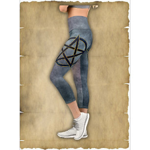 Sapphire Pentagram: Das Portal zur göttlichen Weis Capri Leggings
