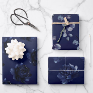 Sapphire Peony Wedding Geschenkpapier Set