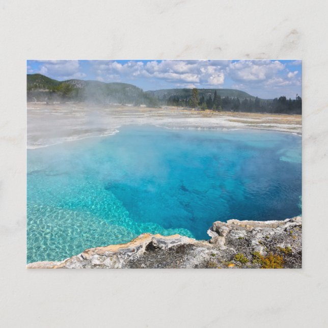Sapphire Pool, Yellowstone Nationalpark Postkarte (Vorderseite)