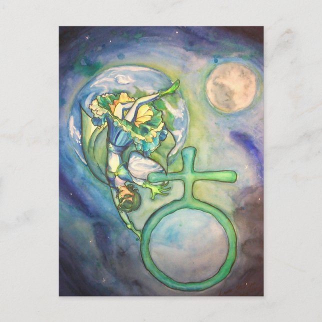 Sapphire Terra Postkarte (Vorderseite)