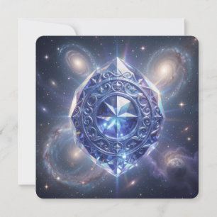 Sapphire – The Stone of Truth and Wisdom´4 Feiertagskarte