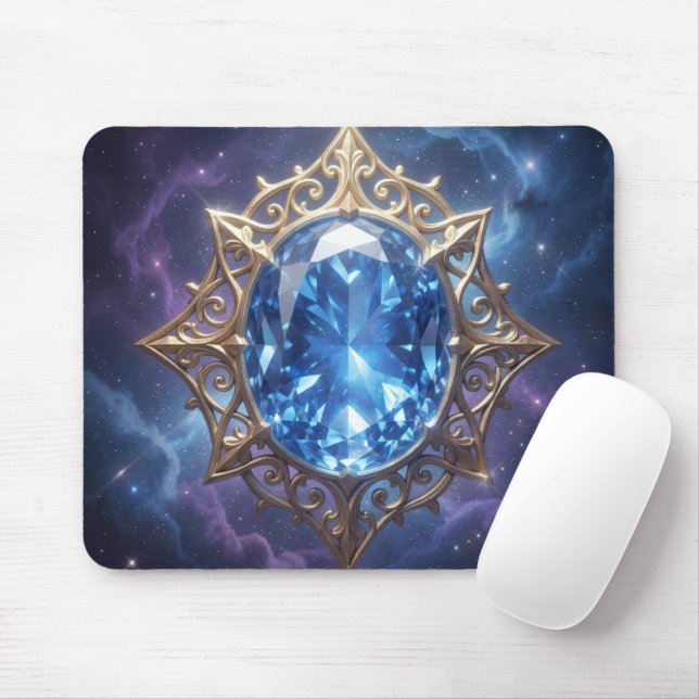 Sapphire – The Stone of Truth and Wisdom´5 Mousepad (Mit Mouse)