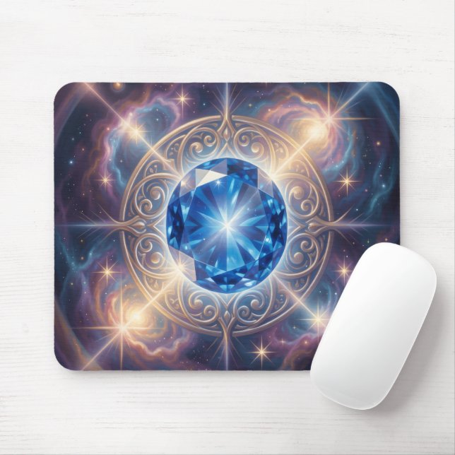 Sapphire – The Stone of Truth and Wisdom´6 Mousepad (Mit Mouse)