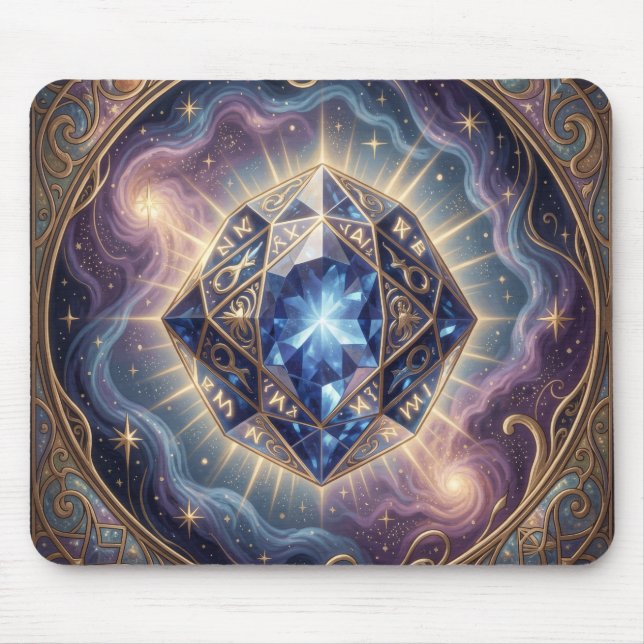 Sapphire – The Stone of Truth and Wisdom´7 Mousepad (Vorne)