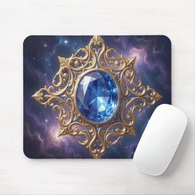 Sapphire – The Stone of Truth and Wisdom´8 Mousepad (Mit Mouse)