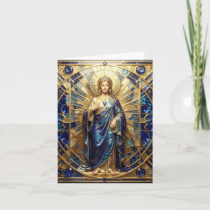 Sapphire – The Stone of Truth and Wisdom´9 Feiertagskarte