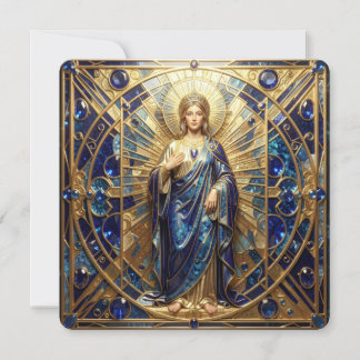 Sapphire – The Stone of Truth and Wisdom´9 Feiertagskarte