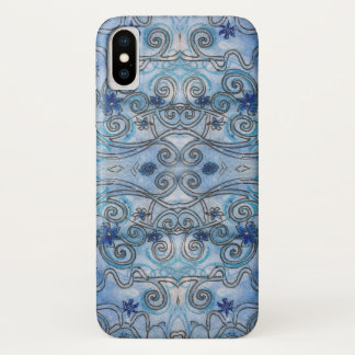 Sapphire Wirbel Design auf einem iPhone Case