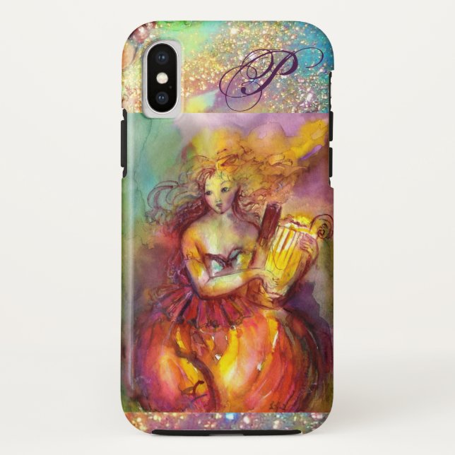 SAPPHO, DANCE, MUSIK UND POETRY-MONOGRAMM Case-Mate iPhone HÜLLE (Rückseite)