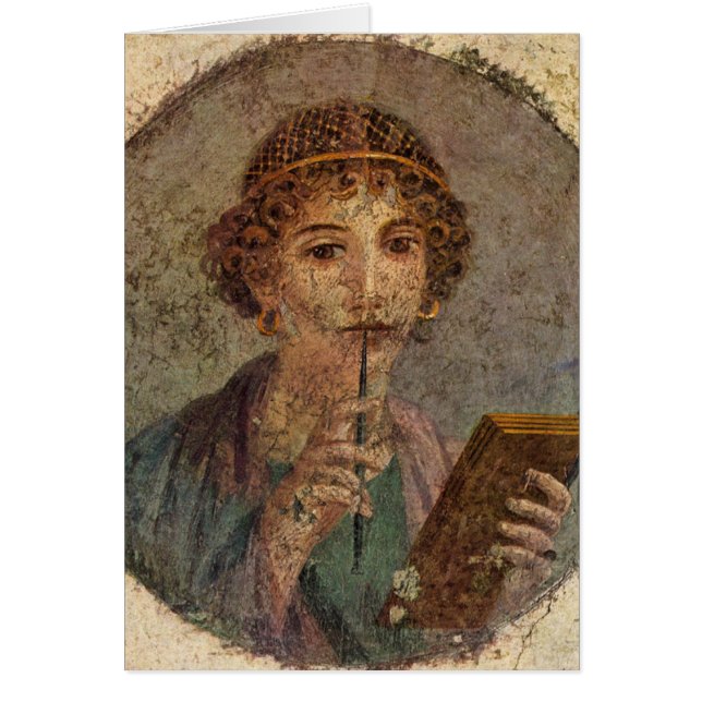 Sappho (Pompeji-Fresko) (Vorne)