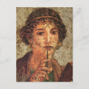 Sappho Postkarte