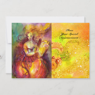 SAPPHO, TANZ, MUSIK UND POESIE, Goldene Funken Einladung