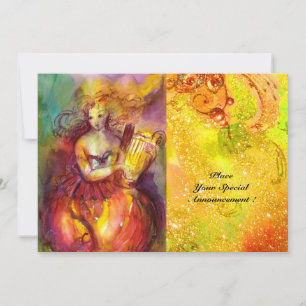 SAPPHO ,TANZ ,MUSIK UND POESIE, Goldene Funken Einladung