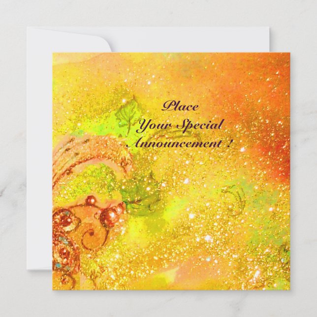 SAPPHO, TANZ, MUSIK UND POETRY, Glitzern Ankündigung (Vorderseite)